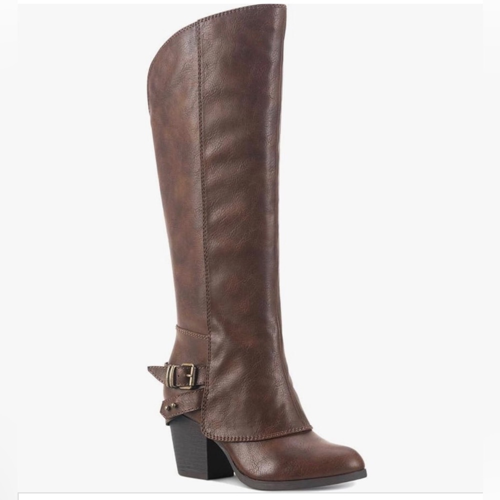 Brown Knee-High Women's Boots Size 5M